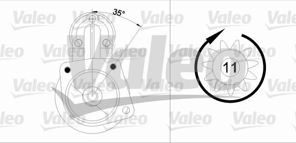 Valeo 433346 - Стартер avtolavka.club