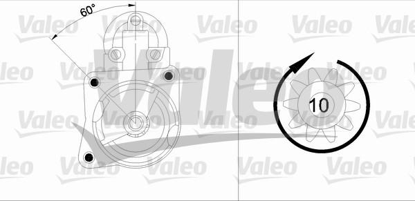 Valeo 433347 - Стартер avtolavka.club