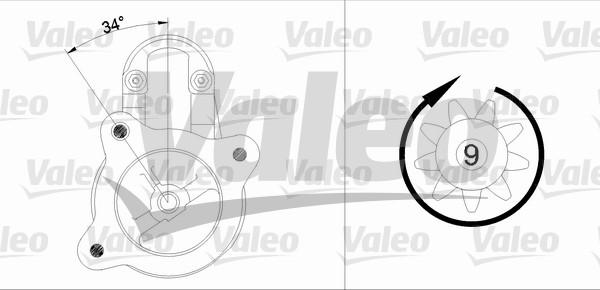 Valeo 433300 - Стартер avtolavka.club