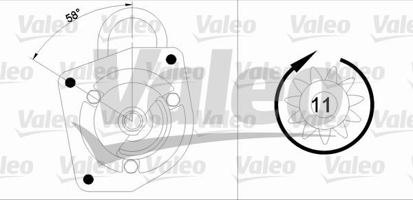 Valeo 433301 - Стартер avtolavka.club