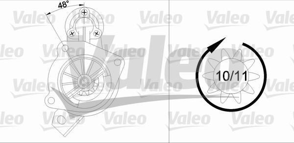 Valeo 433339 - Стартер avtolavka.club