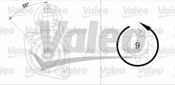 Valeo 433335 - Стартер avtolavka.club