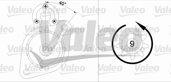 Valeo 433336 - Стартер avtolavka.club