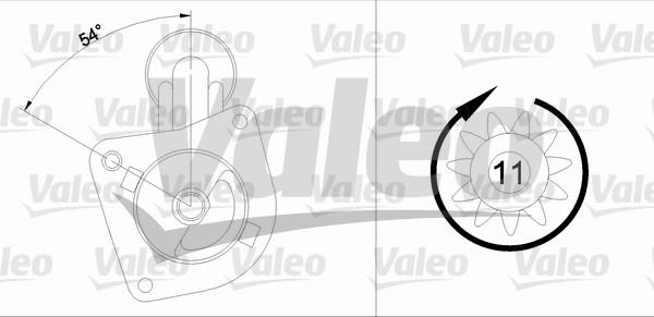 Valeo 433328 - Стартер avtolavka.club