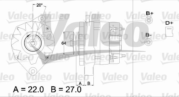 Valeo 433376 - Генератор avtolavka.club