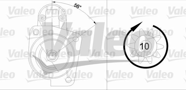 Valeo 433286 - Стартер avtolavka.club