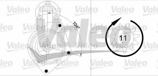 Valeo 433279 - Стартер avtolavka.club