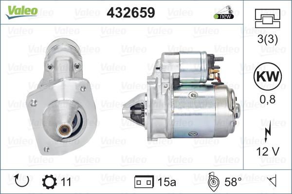 Valeo 432659 - Стартер avtolavka.club