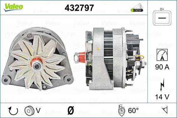 Valeo 432797 - Генератор avtolavka.club