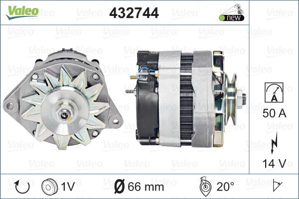 Valeo 432744 - Генератор avtolavka.club