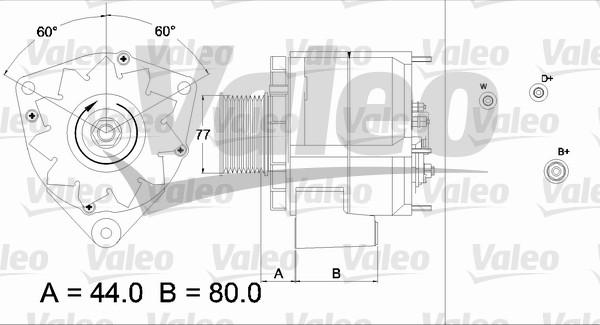 Valeo 437440 - Генератор avtolavka.club