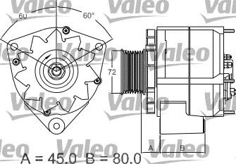 Valeo 437442 - Генератор avtolavka.club