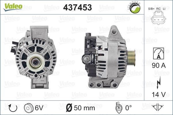 Valeo 437453 - Генератор avtolavka.club