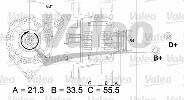 Valeo 437466 - Генератор avtolavka.club