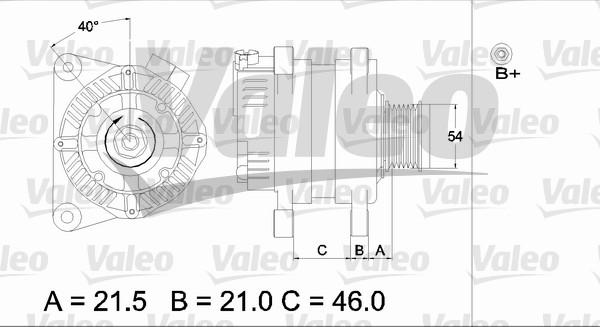 Valeo 437407 - Генератор avtolavka.club