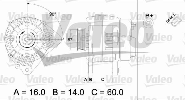 Valeo 437412 - Генератор avtolavka.club