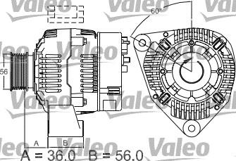 Valeo 437489 - Генератор avtolavka.club