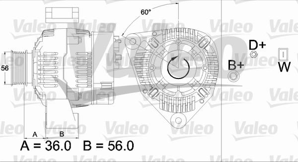 Valeo 437489 - Генератор avtolavka.club