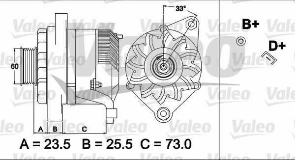 Valeo 437487 - Генератор avtolavka.club