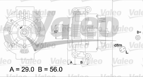 Valeo 437420 - Генератор avtolavka.club