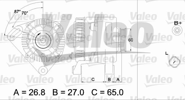 Valeo 437428 - Генератор avtolavka.club