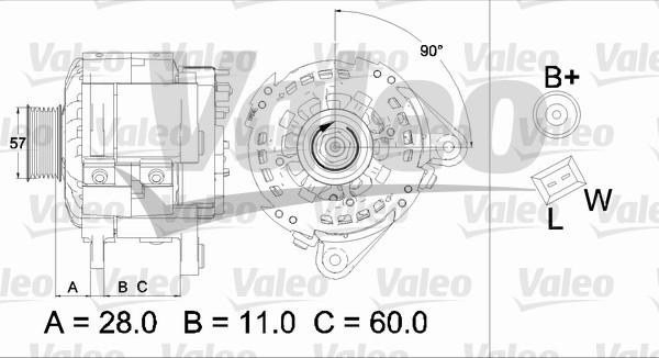 Valeo 437477 - Генератор avtolavka.club