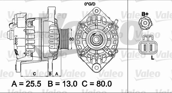 Valeo 437501 - Генератор avtolavka.club