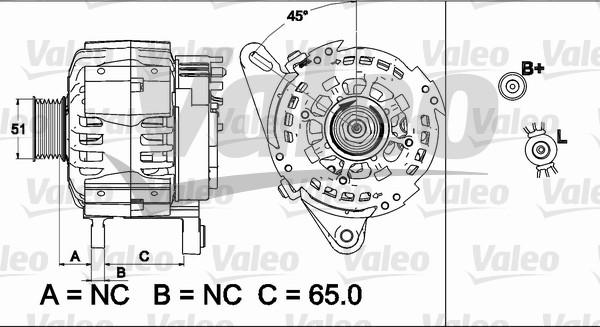 Valeo 437512 - Генератор avtolavka.club