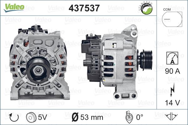 Valeo 437537 - Генератор avtolavka.club