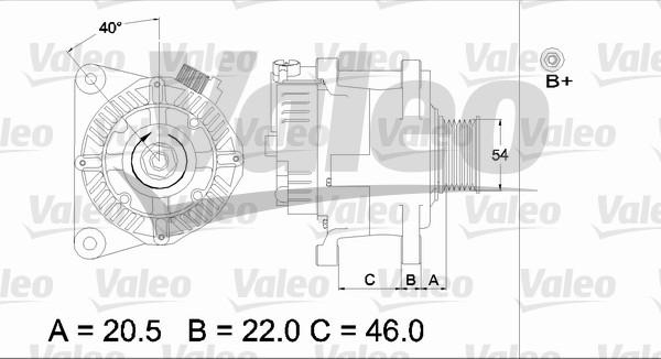 Valeo 437193 - Генератор avtolavka.club