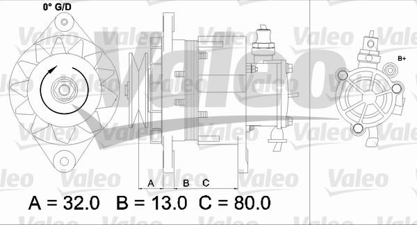 Valeo 437144 - Генератор avtolavka.club