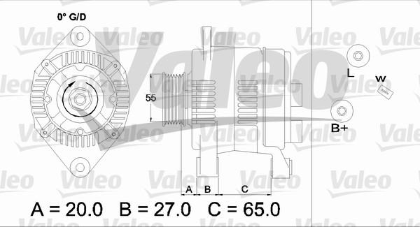 Valeo 437140 - Генератор avtolavka.club