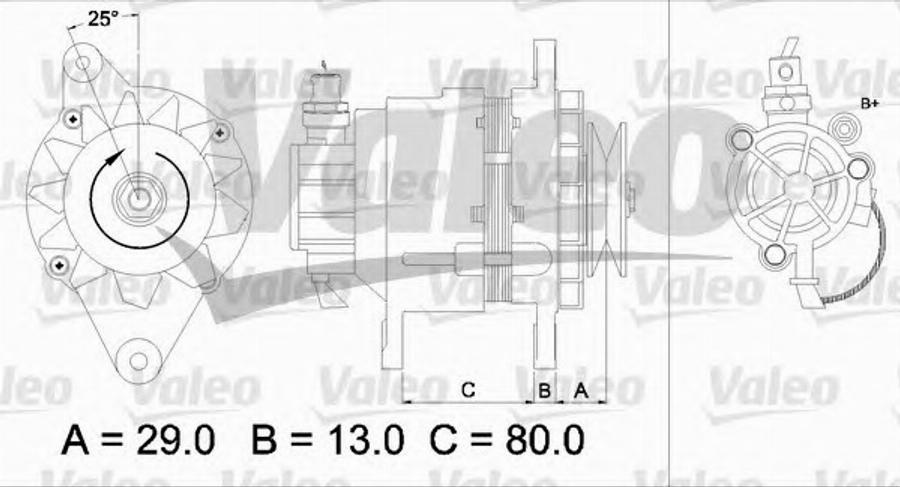 Valeo 437159 - Генератор avtolavka.club