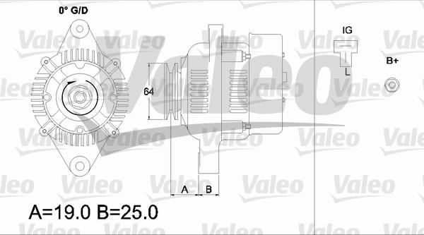 Valeo 437153 - Генератор avtolavka.club