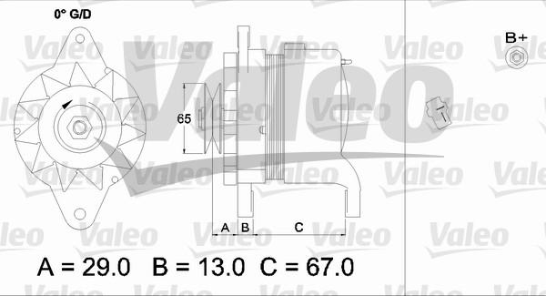 Valeo 437162 - Генератор avtolavka.club