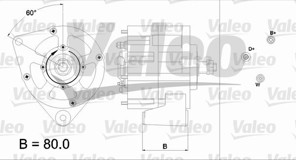 Valeo 437167 - Генератор avtolavka.club