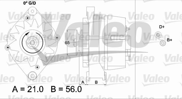 Valeo 437110 - Генератор avtolavka.club