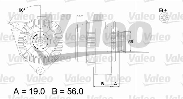 Valeo 437186 - Генератор avtolavka.club