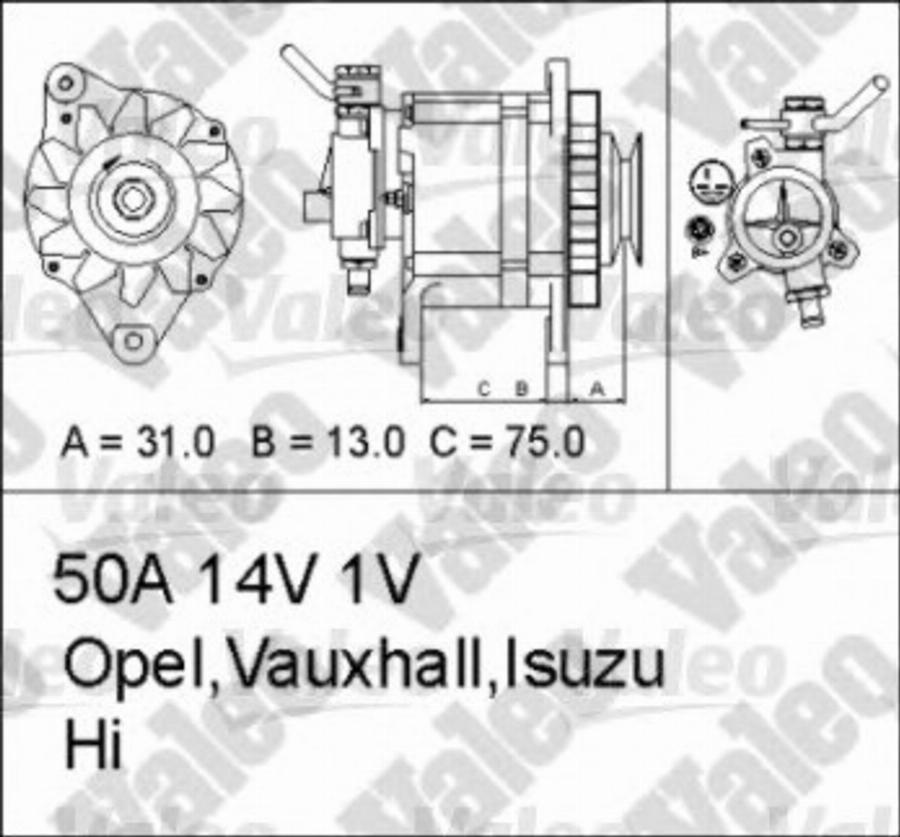 Valeo 437132 - Генератор avtolavka.club