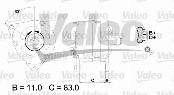 Valeo 437124 - Генератор avtolavka.club