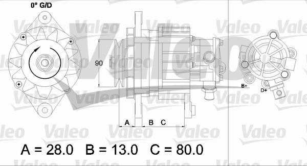 Valeo 437122 - Генератор avtolavka.club