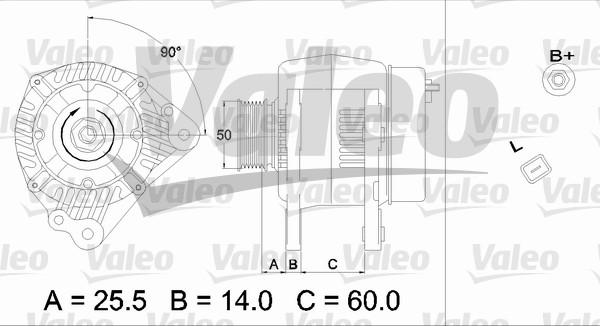 Valeo 437170 - Генератор avtolavka.club