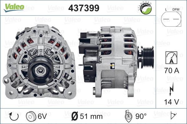 Valeo 437399 - Генератор avtolavka.club