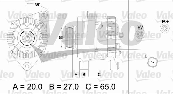 Valeo 437347 - Генератор avtolavka.club