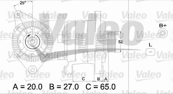 Valeo 437306 - Генератор avtolavka.club