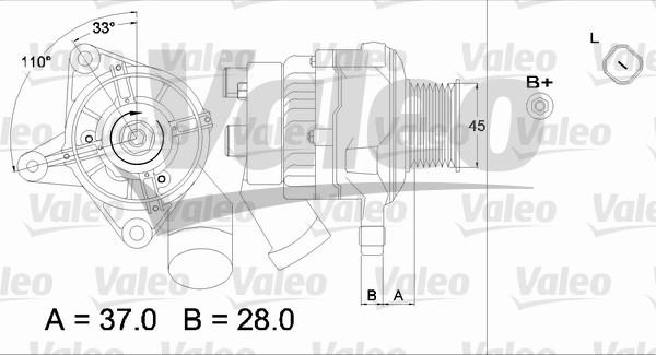 Valeo 437319 - Генератор avtolavka.club