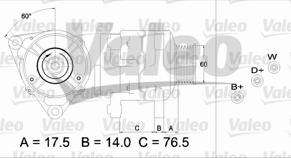 Valeo 437387 - Генератор avtolavka.club