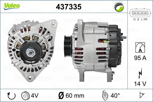 Valeo 437335 - Генератор avtolavka.club