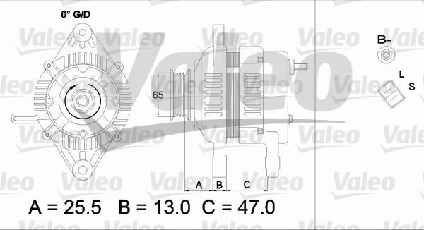 Valeo 437333 - Генератор avtolavka.club