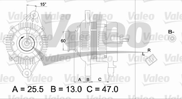 Valeo 437337 - Генератор avtolavka.club